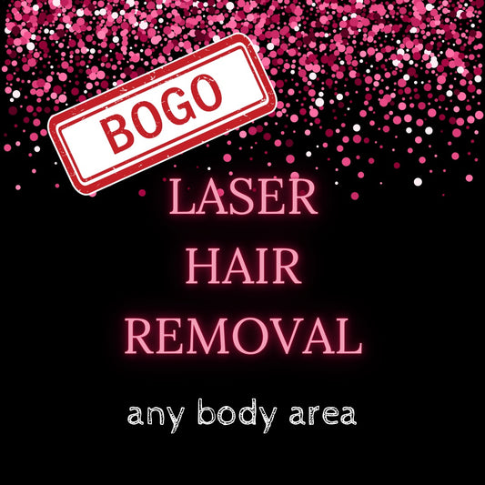 BOGO Laser Hair Removal - 50% off